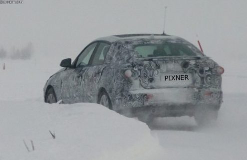 Spy Photos: F34 BMW 3 Series GT shows retractable rear spoiler