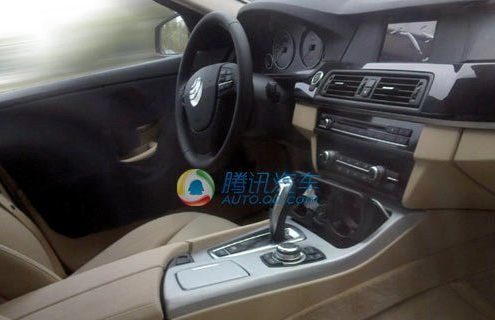 2011 BMW 5 Series interior nearly revealed