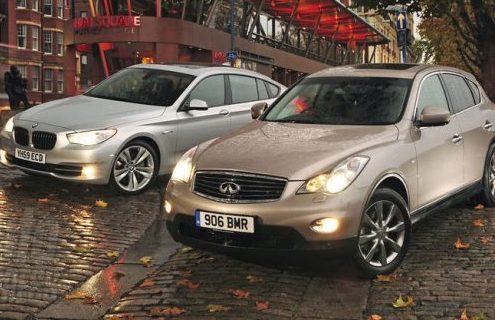 BMW 530d GT vs Infiniti EX 37 GT