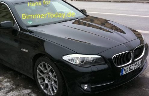 Video & Photos: Black 2011 BMW 5 Series spotted in Germany