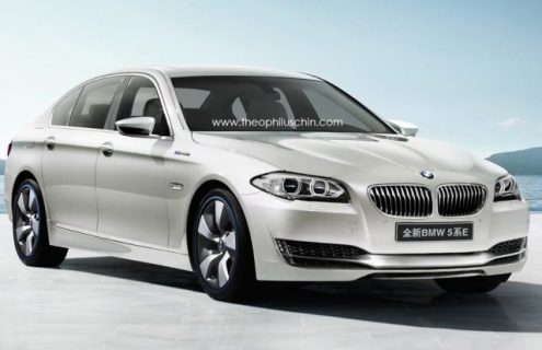 Renderings: BMW 5 Series Electric Vehicle Long Wheelbase