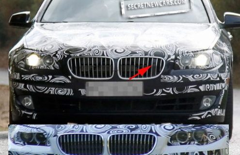 2011 BMW 5 Series F10 shows its Night Vision Camera
