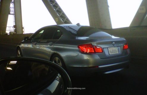 BMW ActiveHybrid 5 spied in California