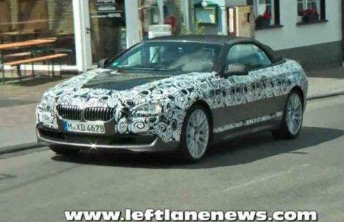 Video: Upcoming BMW 6 Series Convertible spied in Germany