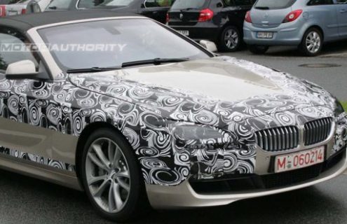 Spy Photos: 2012 BMW 6 Series Convertible with less camouflage