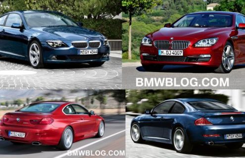 Photo Comparison: New 2012 BMW 6 Series Coupe vs. E63 6 Series Coupe