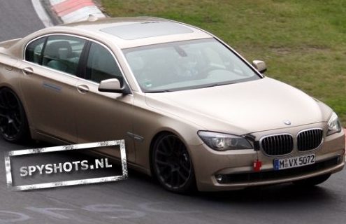 New BMW 7 Series Hybrid spied at Nurburgring