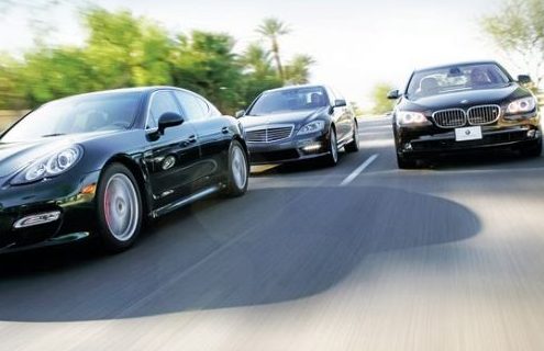 Automobile Mag: 2010 BMW 760Li, MB S63 AMG, Porsche Panamera Turbo Comparison
