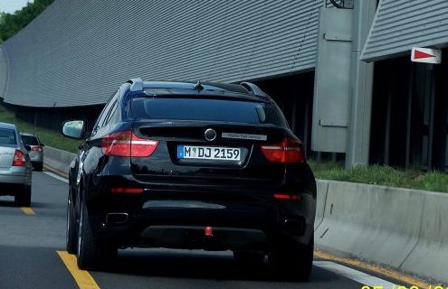 BMW X6 ActiveHybrid spotted on the road