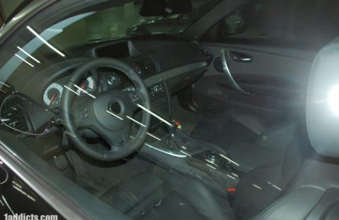 First BMW 1 Series M Coupe Interior Photos