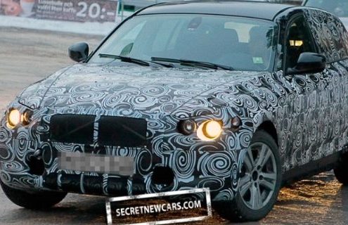 2011 BMW 1 Series (F20) spied in winter testing
