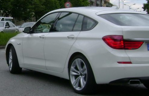 White BMW 5 Series GT spotted