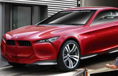 Rendering based on the BMW Sports Car leaked photos