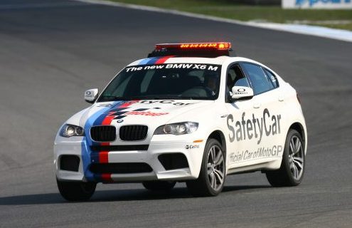 BMW X6 M shows up at the MotoGP race at the Sachsenring
