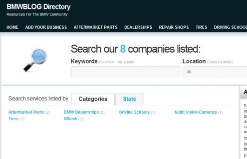 BMWBLOG launches a Business Directory