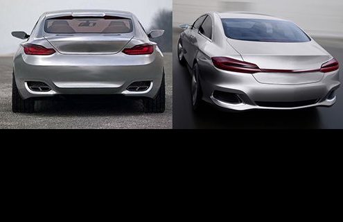 BMW CS Concept vs. Mercedes F 800 Style Concept: Any resemblance?
