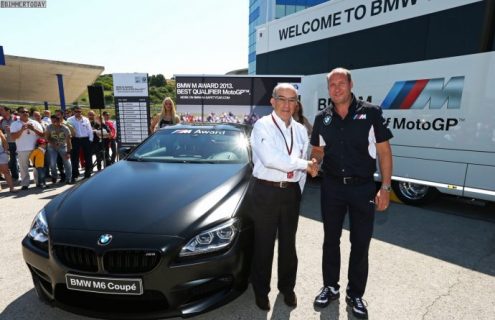 2013 BMW M Award: BMW M6 Coupe Frozen Black for best MotoGP qualifier