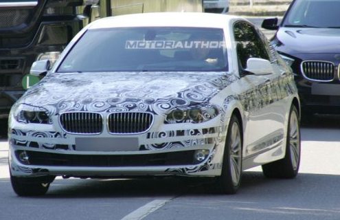 Spy Photos: 2011 BMW 5 Series shows more “skin” than ever before