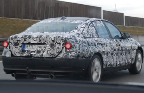 Next generation 2012 BMW 3 Series spied again