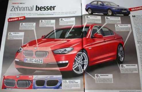 Yet Another Rendering: 2012 BMW 3 Series F30