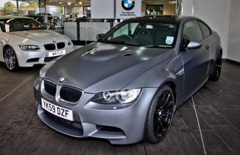 BMW fans pick up their Frozen Gray M3 at BMW Welt
