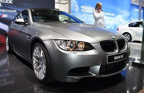 2010 Leipzig Auto Show: BMW M3 Coupe in Frozen Grey Metallic