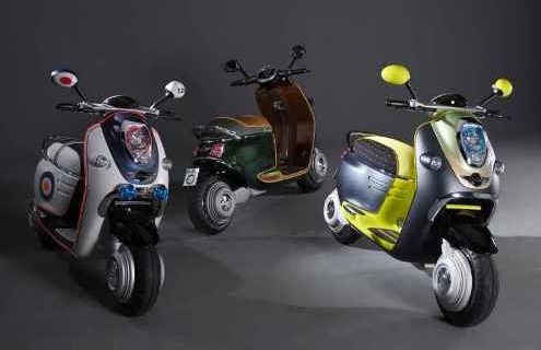 First Official Photos: Three MINI electric scooters coming to Paris Auto Show