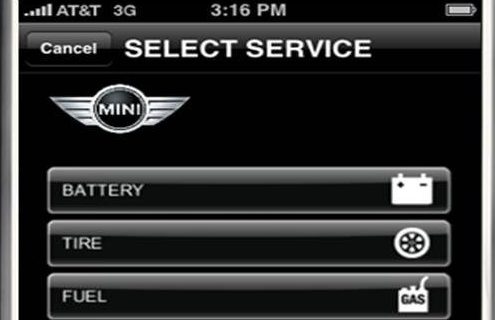 MINI launches iPhone/Blackberry application for Road Assistance