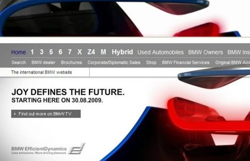 BMW Vision EfficientDynamics Concept to be unveiled this Sunday