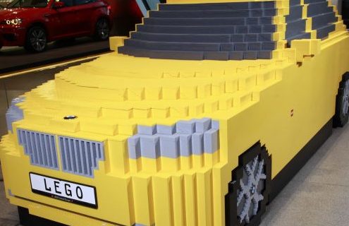 Kids built BMW X1 Replica Made out of LEGO Blocks