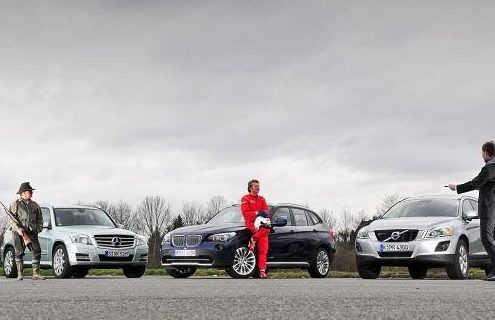Comparison: BMW X1 vs. Mercedes GLK vs. Volvo XC60