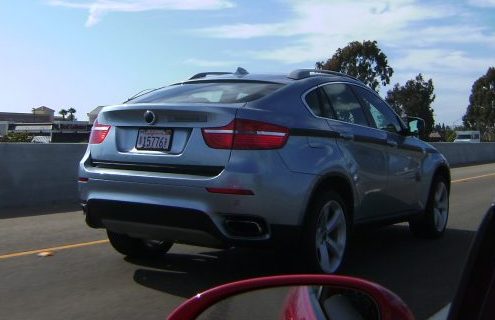 BMW X6 Hybrid spotted during testing in California