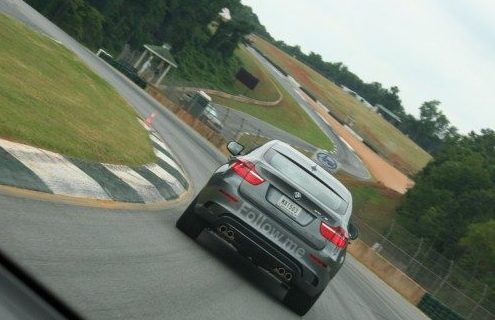 Ian Poulter, Professional Golfer, takes BMW X6 M on race track