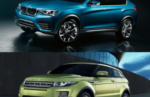 BMW X4 vs Range Rover Evoque – Photo Comparison
