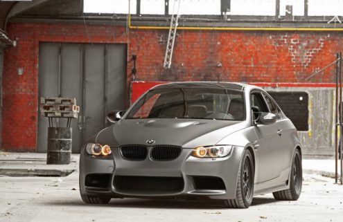 BMW E92 M3 in Matte Space Gray