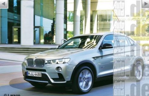 Rendering: 2014 BMW X4