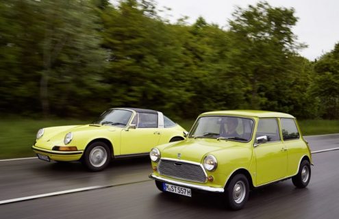 MINI wishes happy birthday to Porsche 911