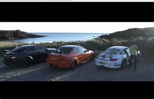 Video Porsche GT3 RS 40 v BMW M3 GTS v Mercedes C63 AMG Black Series