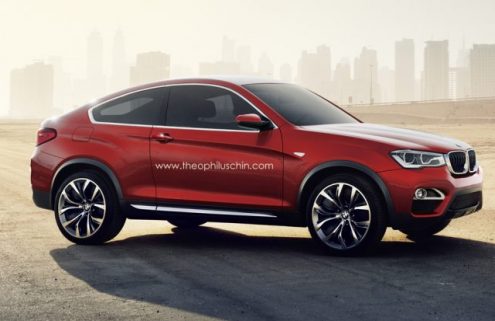 Rendering: BMW X4 with two doors