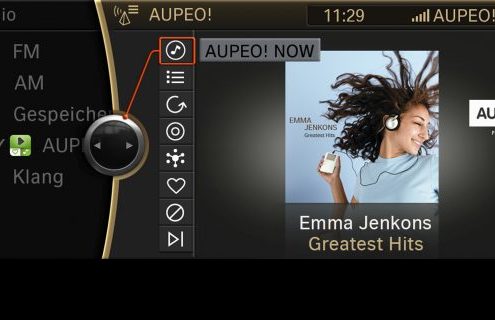 BMW ConnectedDrive: Personal DJ on board with AUPEO! app