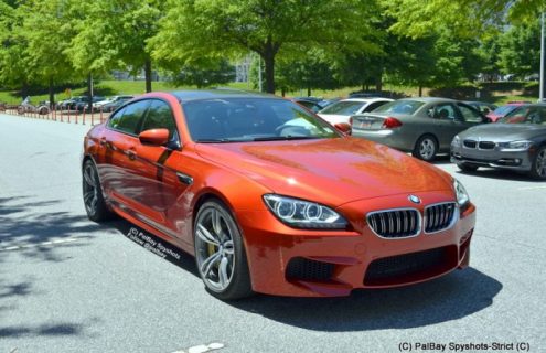 BMW M6 Gran Coupe in Sakhir Orange and Frozen White