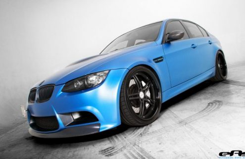 VF620 Supercharged E90 M3 in Matte Estoril Blue