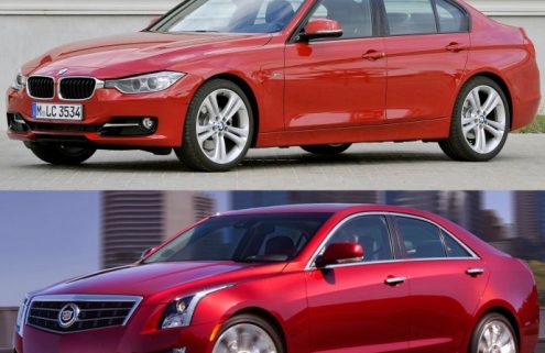 Photo Comparison: F30 BMW 3 Series vs. Cadillac ATS