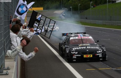 BMW claims its tenth one-two-three in the DTM