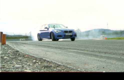 Video: BMW M135i sliding and drifting and all that….