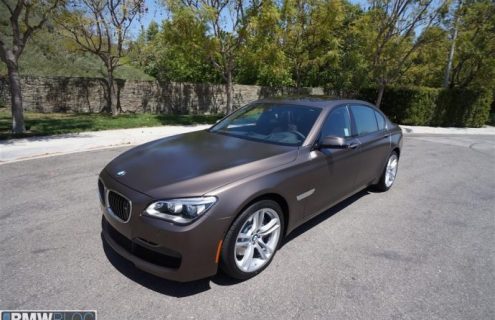 First Frozen Bronze Metallic BMW 750Li in the U.S.