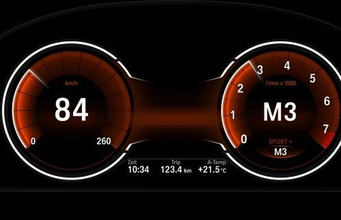 New Option for BMW 5 Series: Multifunction Instrument Display