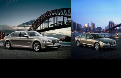 The Lexus LS and The 2009 BMW