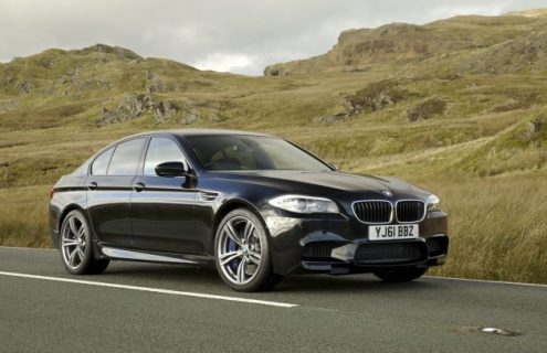 The new BMW M5 Saloon, priced at £73,040 in the UK