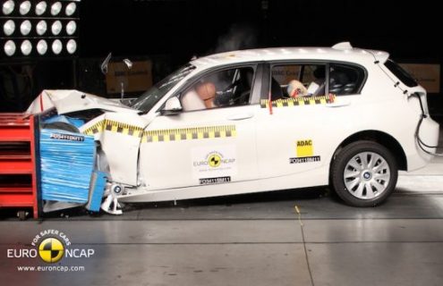 New BMW 1 Series receives 5 Stars in Euro NCAP Crash Test